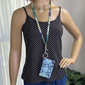 Vera Bradley Blue Rhapsody ID & Lanyard